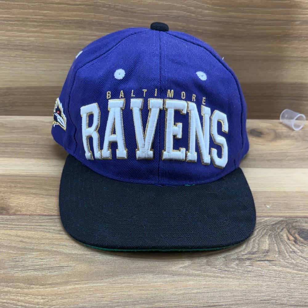NFL Team Apparel Purple Baltimore Ravens Cap